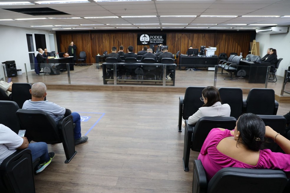 Julgamento do caso de Marcelle Bulhões começou nesta segunda-feira — Foto: MP-AL