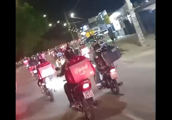 Dono de academia agride motoboy em João Pessoa e categoria faz protesto no bairro do Cuiá