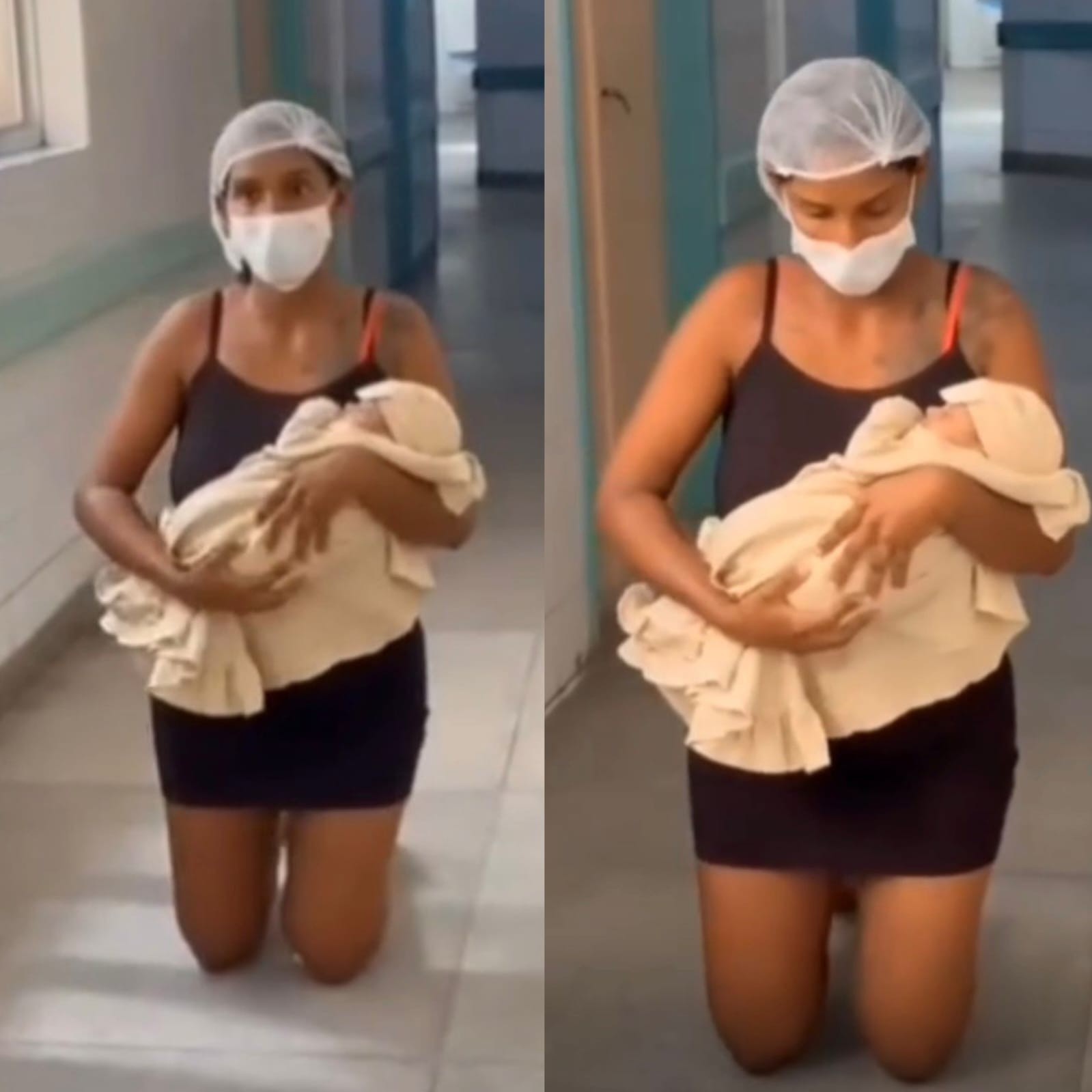 Mãe comemora alta do filho e deixa maternidade de joelhos em Maceió: ‘1% de chance de sobreviver’