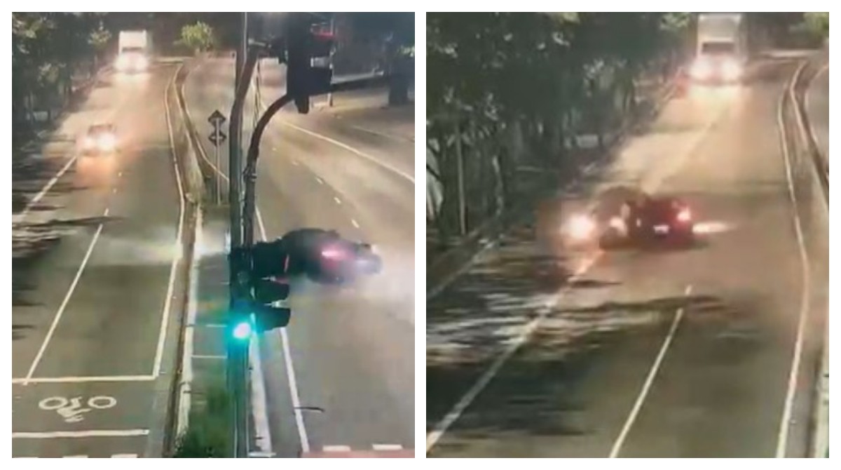 VÍDEO mostra quando motorista bêbado em Porsche atinge veículo