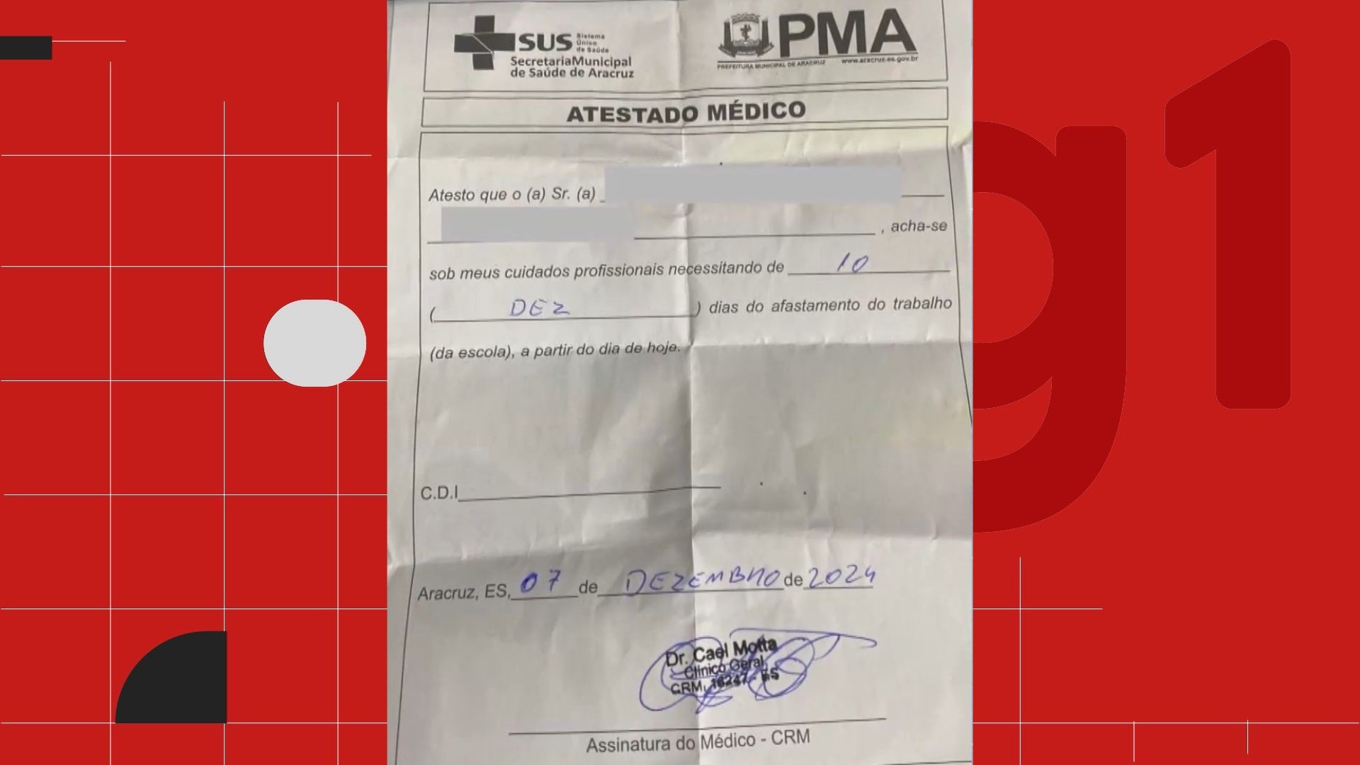 Esquema de atestados falsos é alvo de investigação no ES; especialista ...