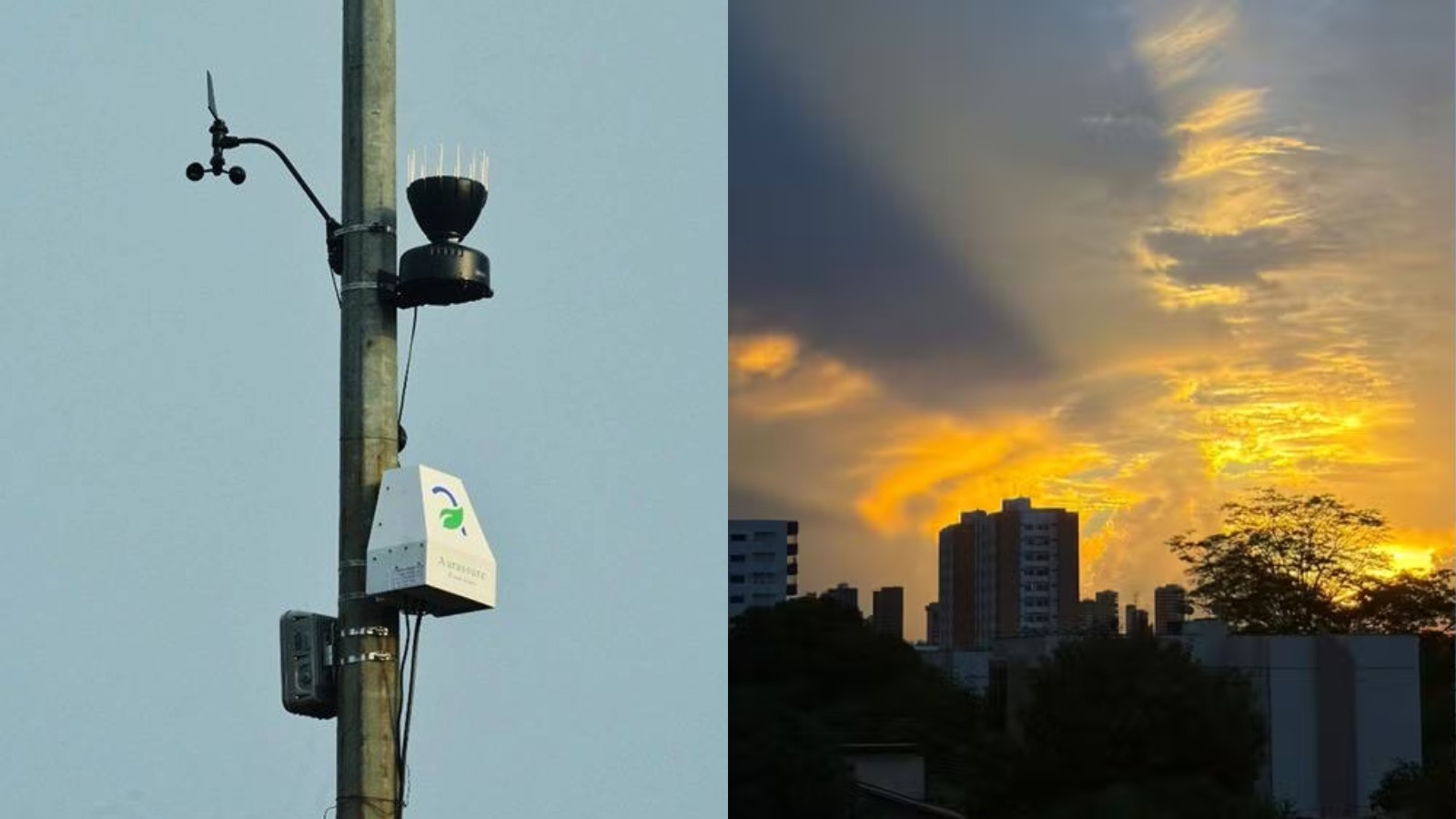 Sensores que monitoram a qualidade do ar em tempo real são instalados em Teresina