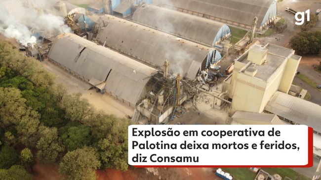 Explosão em cooperativa de Palotina deixa mortos e feridos, diz Consamu