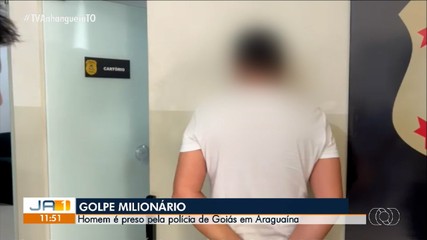 Suspeito de aplicar golpe milionário em idosa de Goiânia é preso