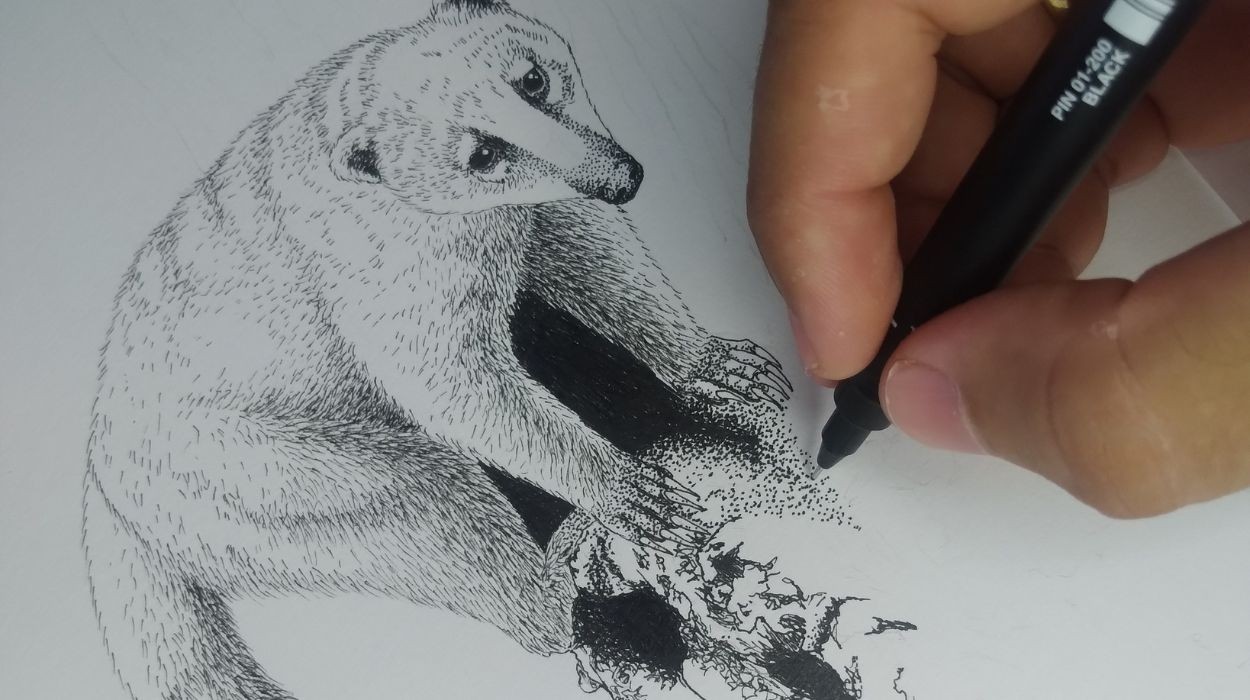 De fã de TV a ilustrador: biólogo transforma paixão pelos animais em arte no Brasil