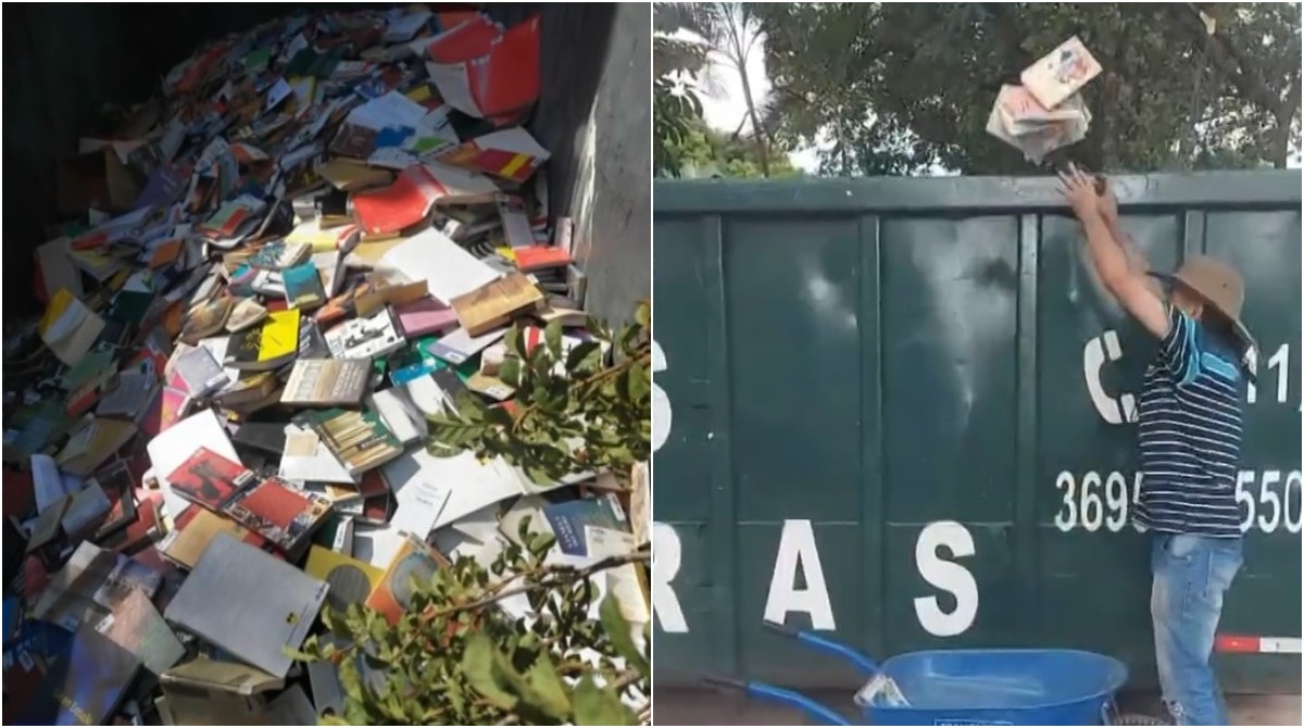 Prefeitura de Osasco descarta centenas de livros de biblioteca pública