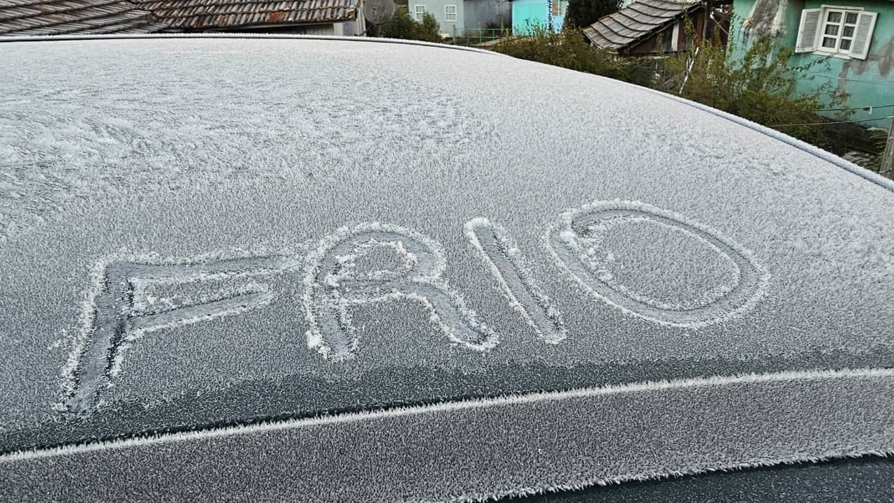 Com -6,7°C, SC tem amanhecer mais frio do ano