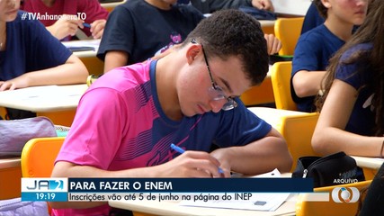 Inscrições para o Enem iniciaram nesta segunda-feira (25)