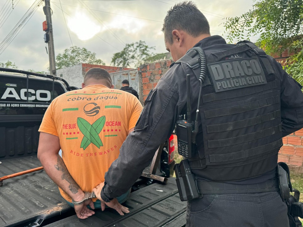Suspeitos de punir rivais e membros de grupo criminoso são presos em operação — Foto: Divulgação/SSP-PI