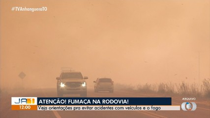 Queimadas: veja dicas para evitar acidentes em avenidas com fumaça
