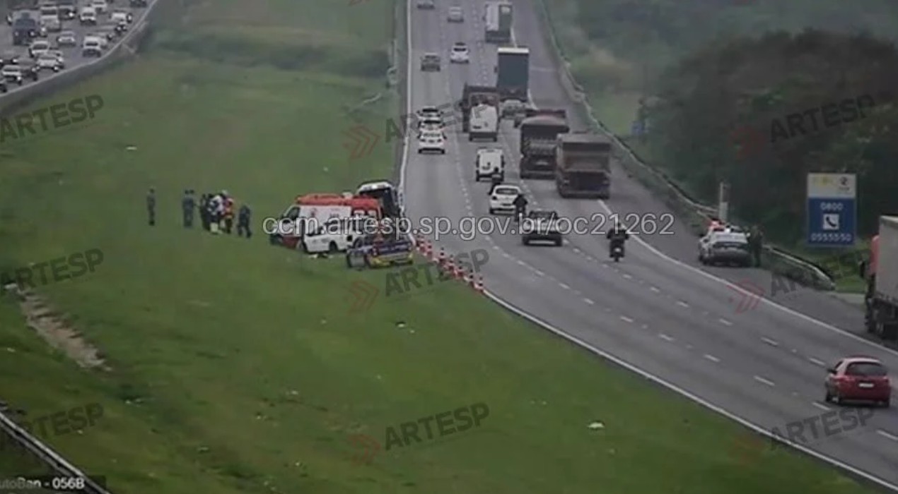 Pedestre morre após ser atropelado na Rodovia dos Bandeirantes em Jundiaí