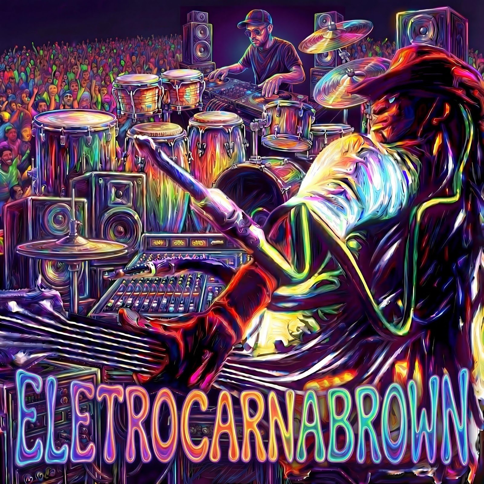 ‘Mixturada’ foliã de Carlinhos Brown é reciclada com batidas do DJ Deeplick no linear álbum ‘EletroCarnaBrown’