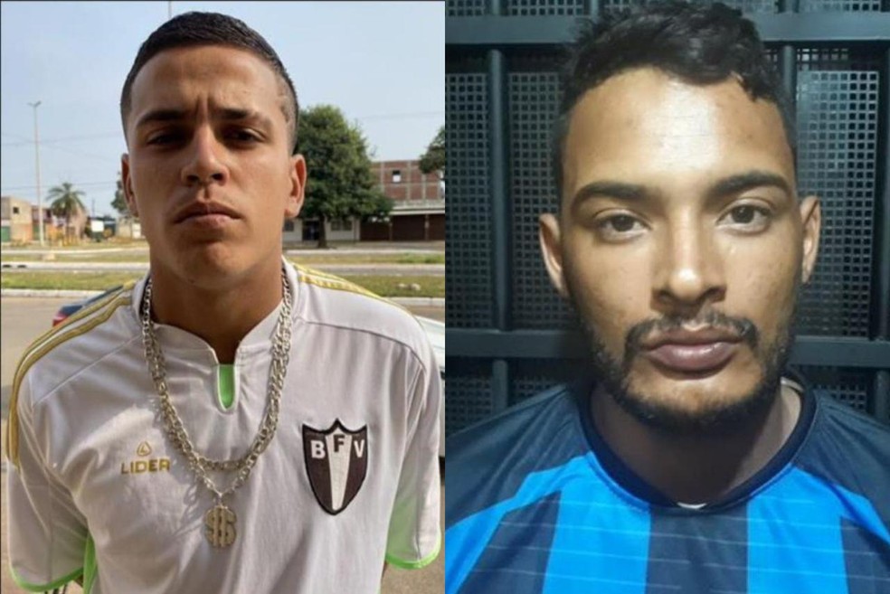 Ítalo Custódio da Cruz (esquerda) e Emerson Santos Carneiro (direita) estão foragidos — Foto: Seape-DF/Divulgação