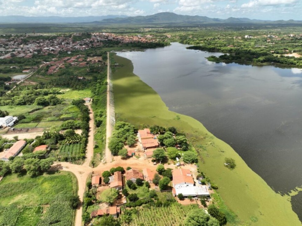 Açude São Mateus, na cidade de Canindé (CE) — Foto: Divulgação / Cogerh