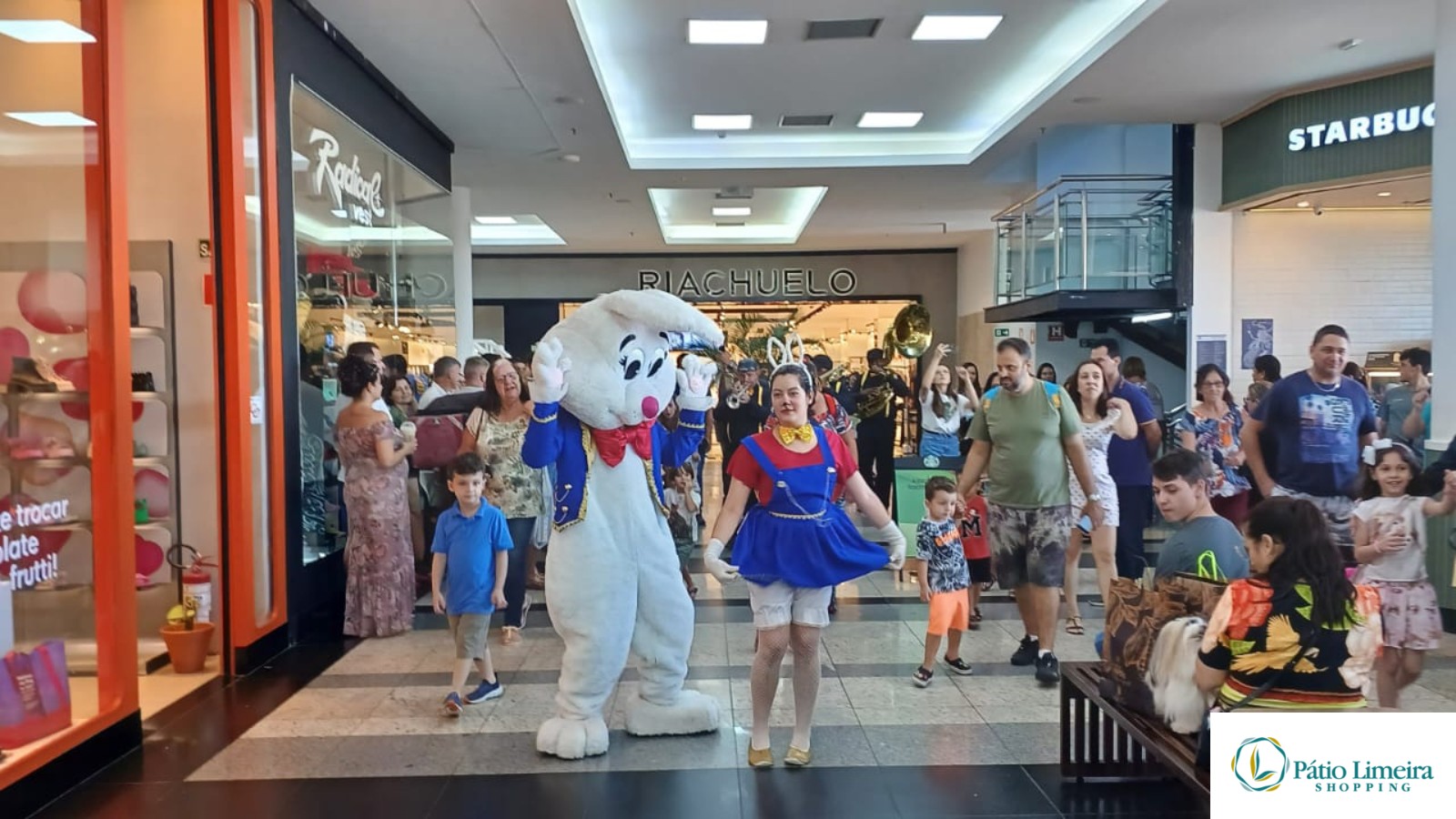 Coelho da Páscoa chegará neste domingo no Pátio Limeira Shopping