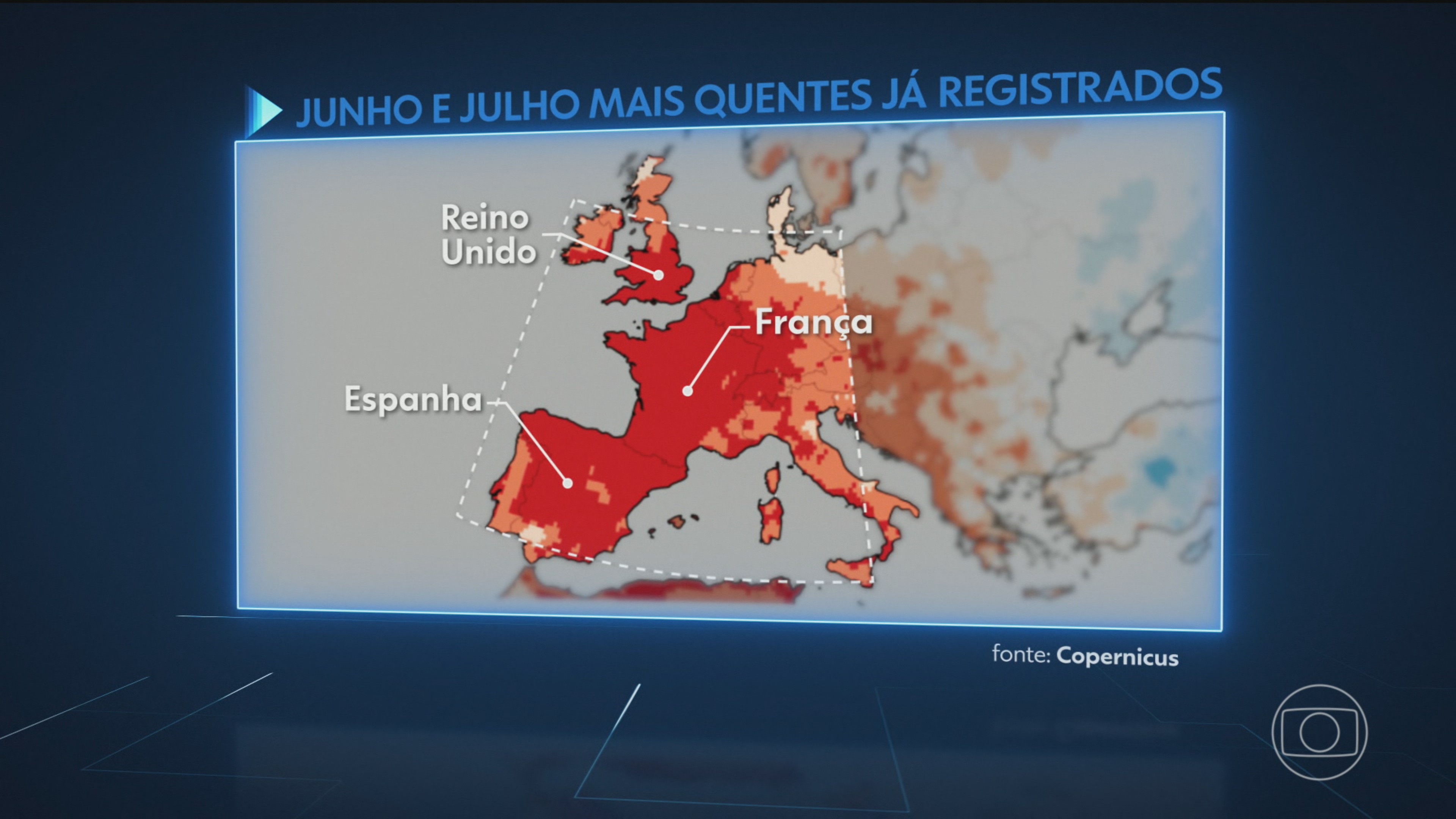 Europa tem os meses de junho e julho mais quentes já registrados, diz estudo