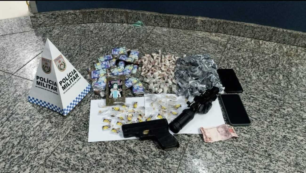 Homem é preso por suspeita de tráfico de drogas em Porto Real 