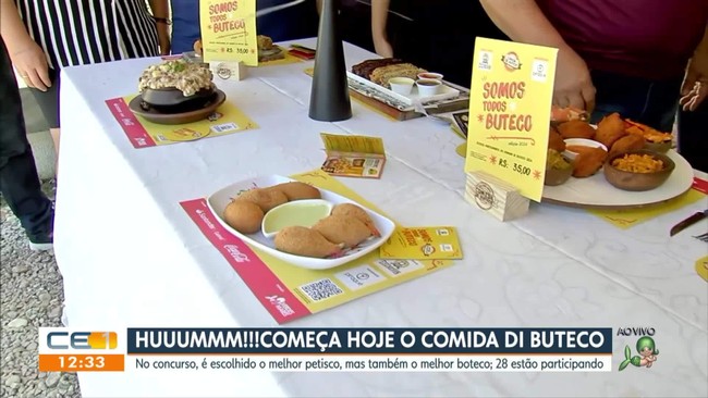 Começa festival Comida di Buteco