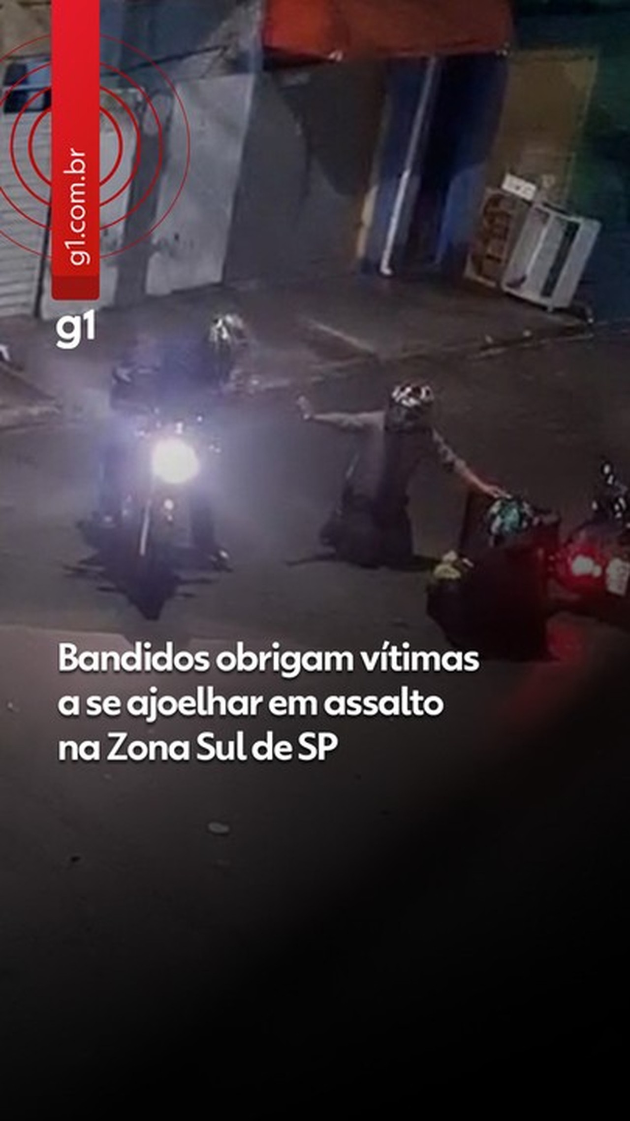 Casal é obrigado a se ajoelhar e entregar pertences durante assalto na Zona Sul de SP