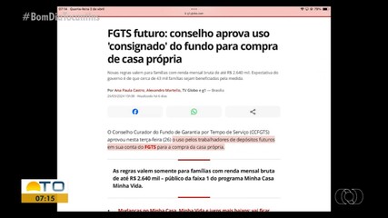 Advogada explica o uso do FGTS na Moradia Própria no Bom Dia Responde