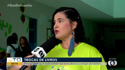 Feira de troca de livros será realizada neste domingo (21) com brincadeiras para as crianç