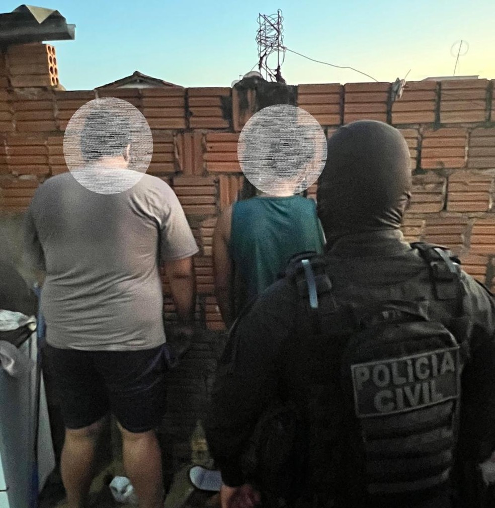 Na operação, sete pessoas foram presas — Foto: Polícia Civil de Mato Grosso