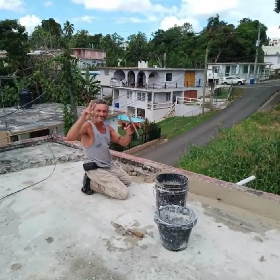 Lázaro Romero León foi detido em Porto Rico, onde morava havia 28 anos, trabalhando na construção civil — Foto: Foto cedida por Lázaro Romero León