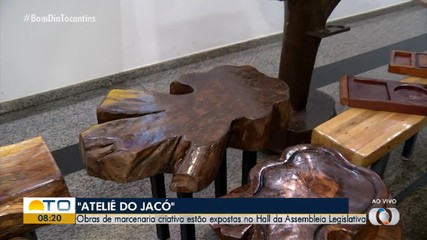 Assembleia Legislativa expõe obras de marcenaria criativa