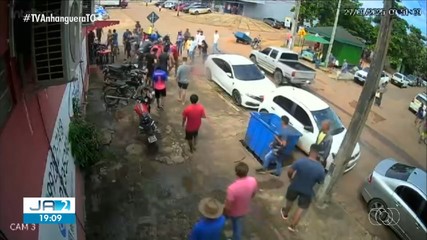 Câmeras de segurança flagram momento em que motociclista é assassinado em Palmas