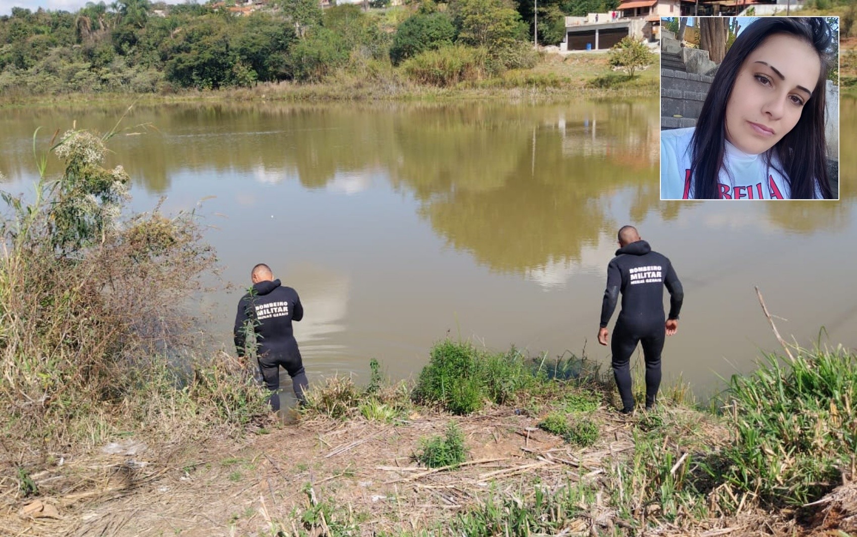 Bombeiros faz buscas por partes do corpo de grávida morta pelo companheiro em MG