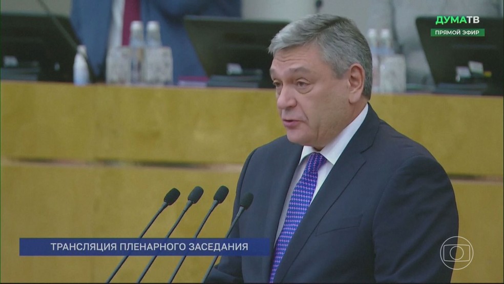 Parlamento da Rússia ratifica acordo de cooperação militar com a Coreia do Norte — Foto: Reprodução/TV Globo