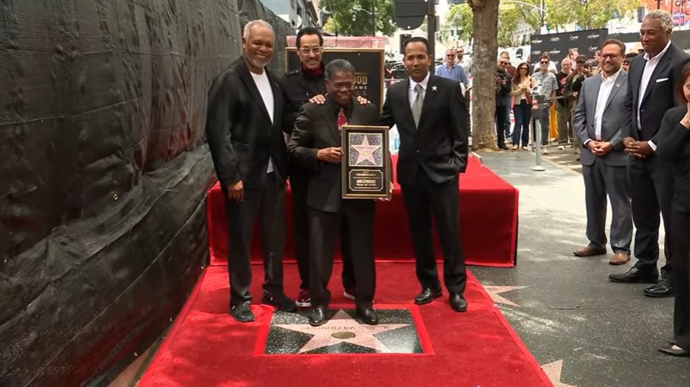 Paulinho da Costa recebe estrela na Calçada da Fama nesta quarta — Foto: Reprodução/Youtube Walk of Fame