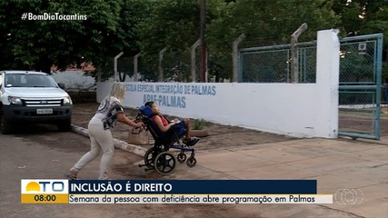 Semana da Pessoa com Deficiência abre programação em Palmas