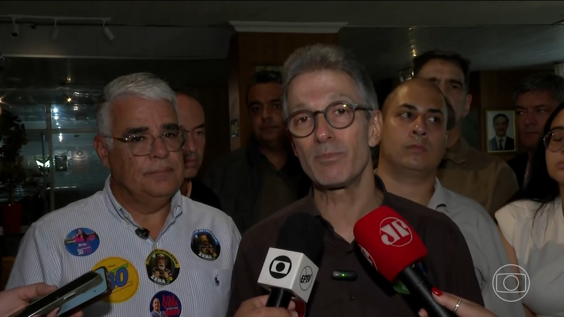 Romeu Zema, candidato do Novo à Presidência, faz campanha em Poços de Caldas, no interior de Minas