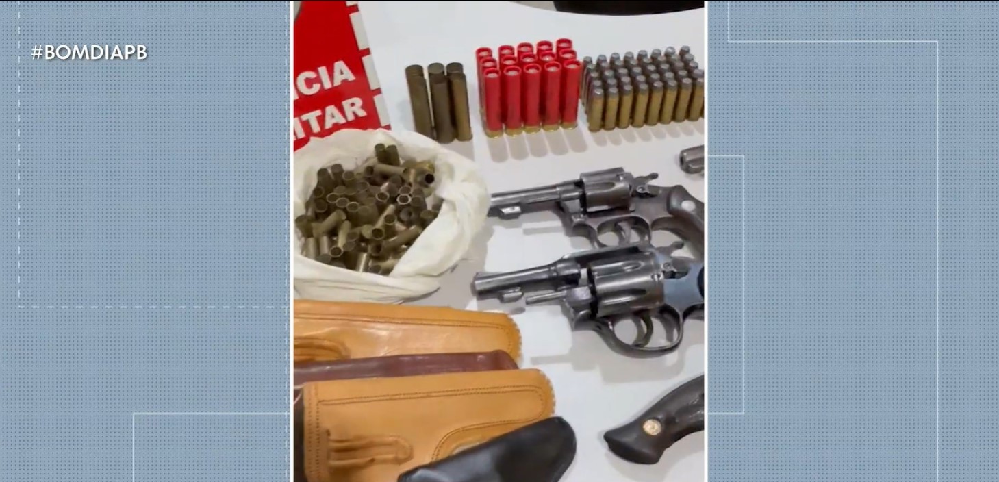 Operação desarticula esquema de venda ilegal de armas, no Sertão da PB
