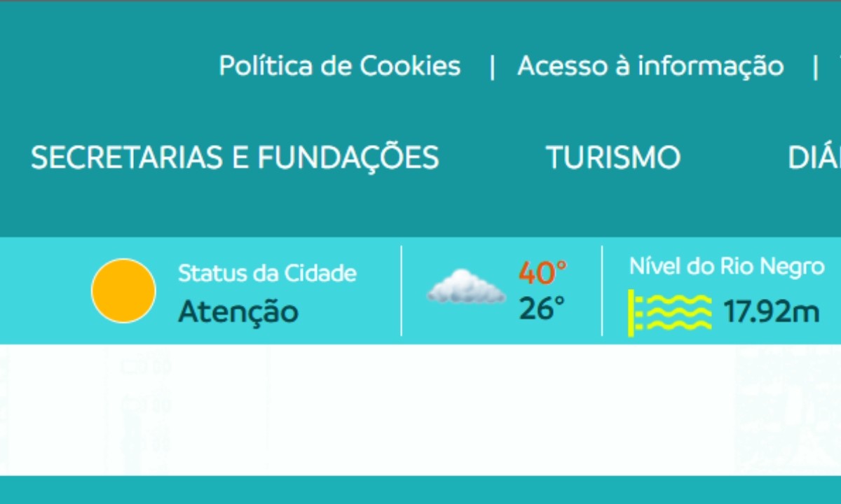 Prefeitura coloca Manaus em estado de atenção em meio à fumaça das queimadas