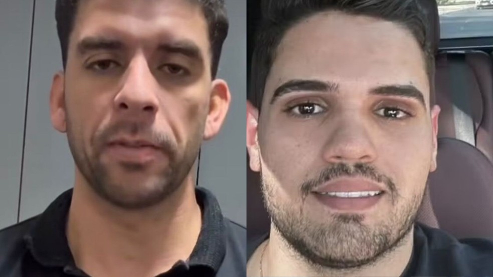 José Júnior (à esquerda) foi indiciado por envolvimento na morte de Erlan Oliveira (à direita) — Foto: Reprodução