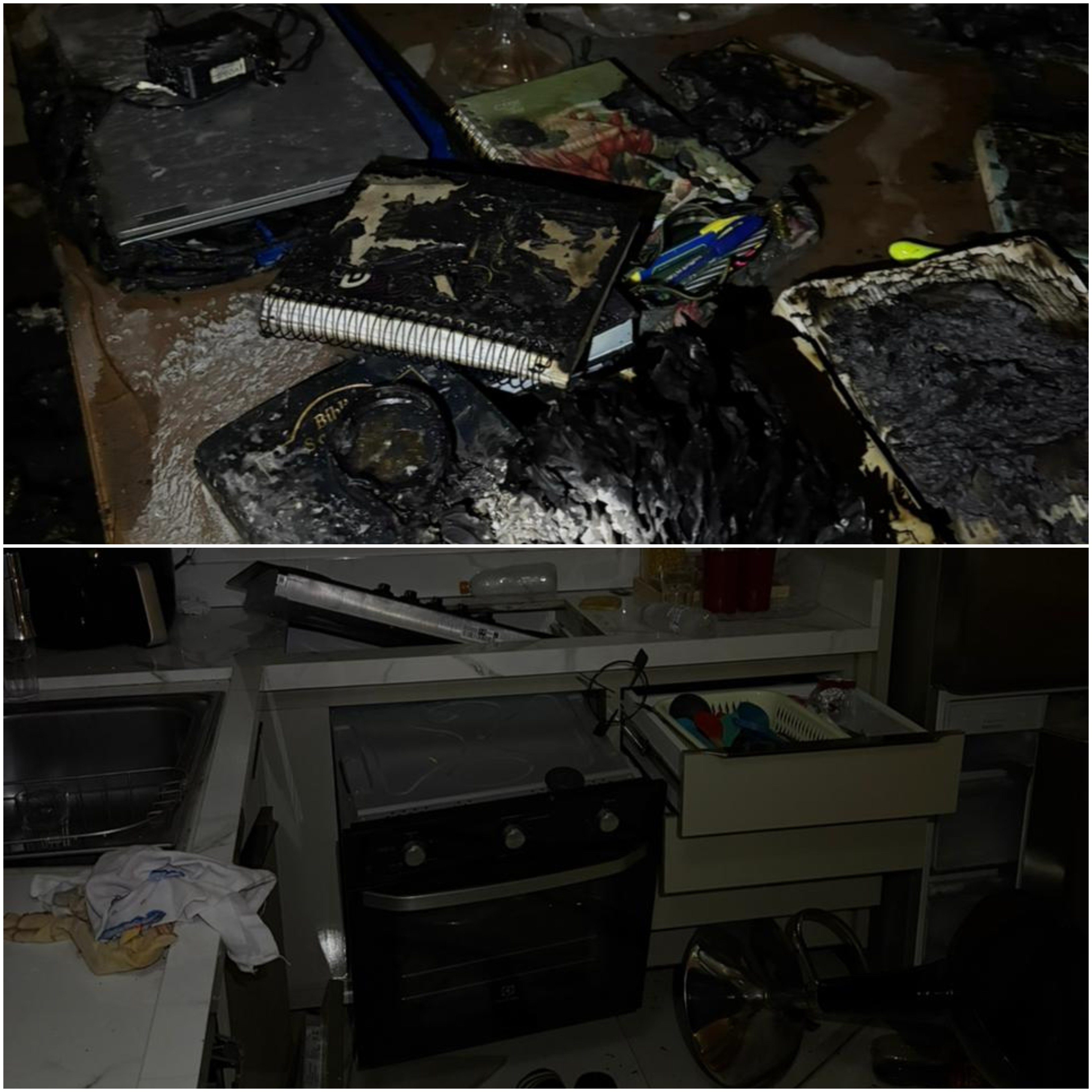 Mãe e filho ficam feridos após explosão por vazamento de gás dentro de casa no Paraviana 