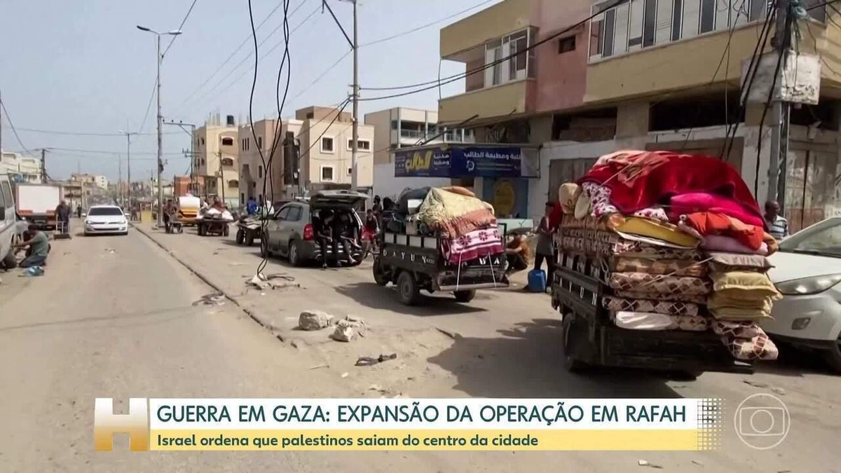 Israel ordena nova evacuação em Rafah; forças israelenses se preparam para expandir operações na Faixa de Gaza