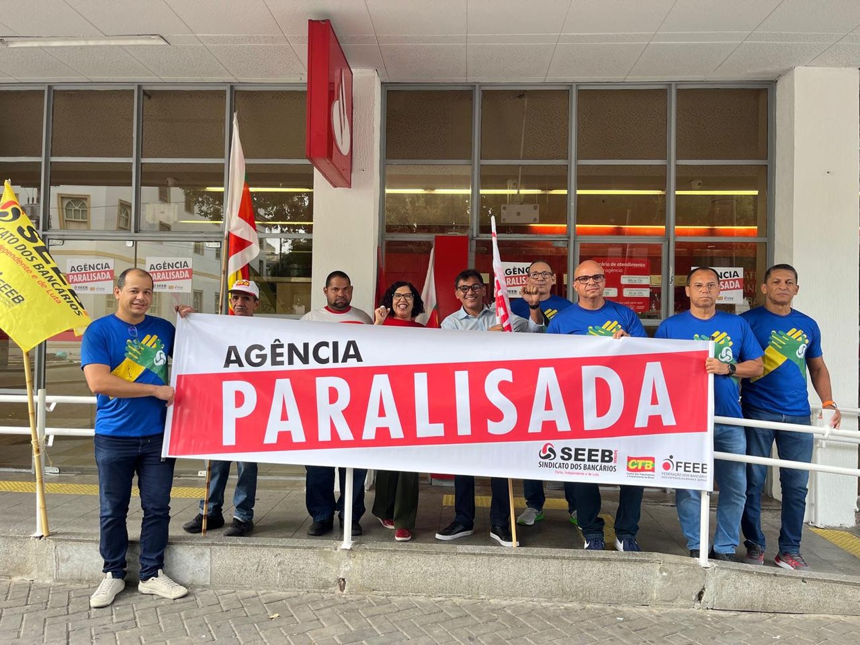 Agências bancárias de Sergipe paralisam atividades nesta quinta-feira