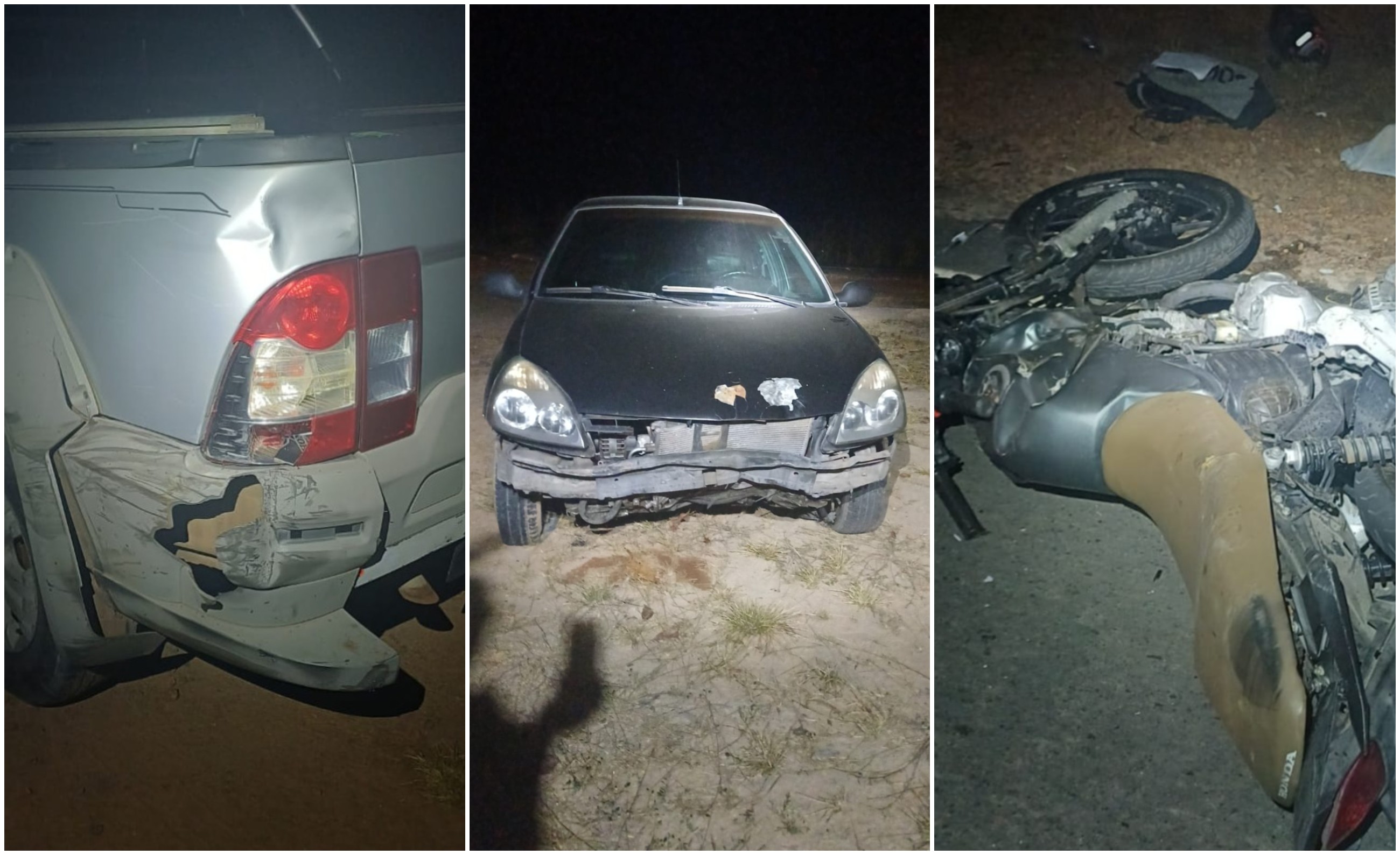 Motociclista morre após bater na traseira de carro e ser atropelado por outro na BR-432, no Cantá