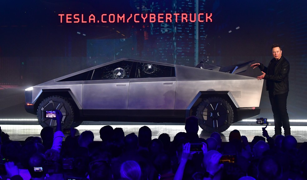Tesla Cybertruck — Foto: AFP