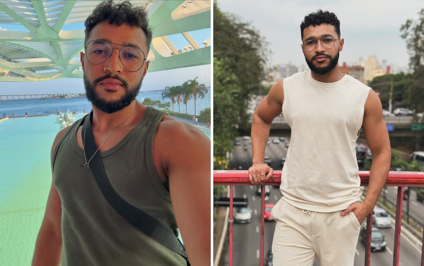Goiano que viajou para show da Lady Gaga desapareceu após entrar na água: 'Não sei se ele saiu'