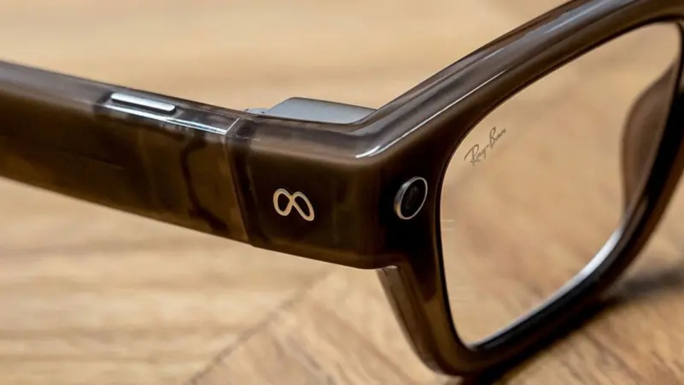 Óculos inteligentes da Meta — Foto: Bloomberg via Getty Images via BBC