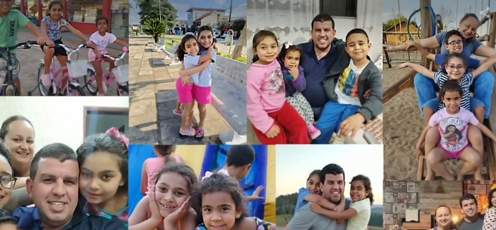 Casal de MG forma família após adotar três irmãos: 'Nossa vida era preta e branca e depois que eles vieram é tudo colorido'