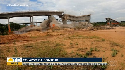 Sebrae anuncia medidas de apoio para empresas impactadas com a queda da ponte JK