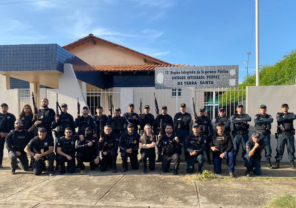 Pol&iacute;cias Civil e Militar atuaram em opera&ccedil;&atilde;o em Terra Santa &mdash; Foto: Divulga&ccedil;&atilde;o