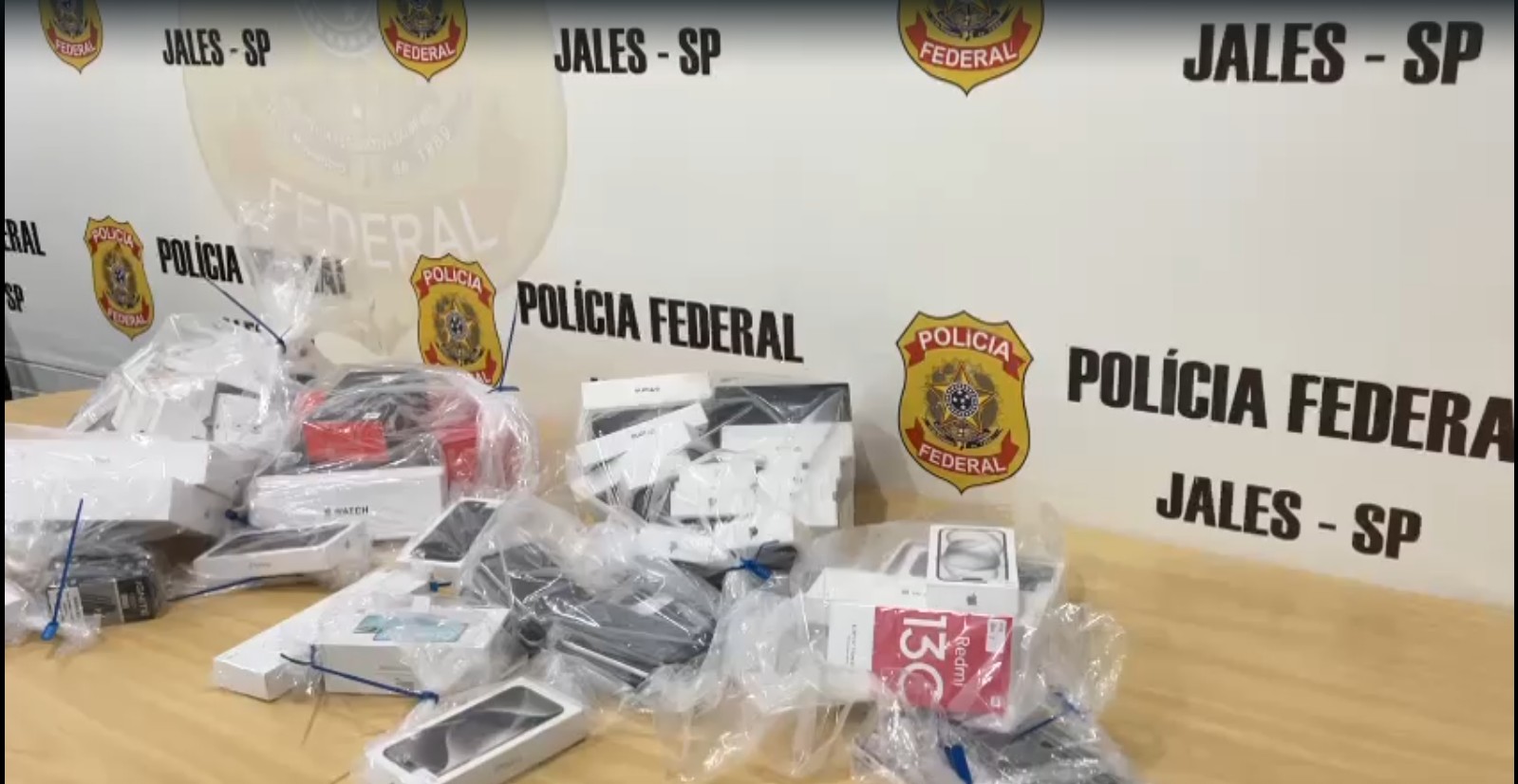 Polícia Federal apreende celulares importados ilegalmente em operação no interior de SP