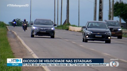 Excesso de velocidade é a infração mais cometida nas rodovias tocantinenses