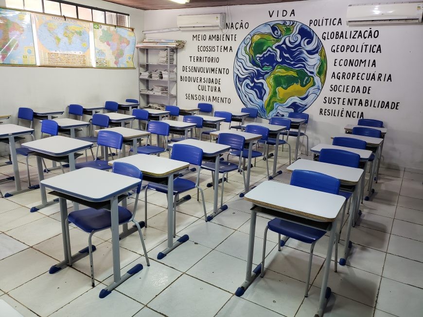 Governo de Rondônia suspende atividades ao ar livre em escolas estaduais por causa da fumaça 